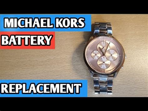 michael kors battery replacement cost